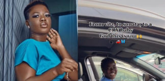 Asantewaa Flaunts Her Newly-acquired Honda CR-V Car On Social Media – Watch Video