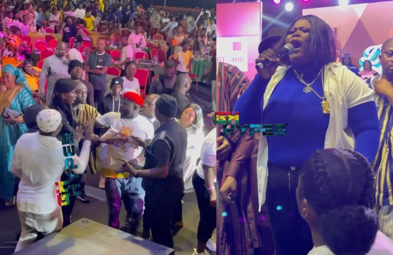 Angry Group Cause Commotion At Di Asa Season Six Final Following Eviction Of Their Contestant – Watch Videos