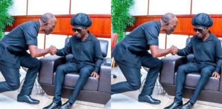 PHOTOS: Legendary Highlife singer Kojo Antwi pays a courtesy call on IGP Dampare