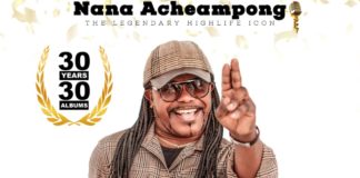 Nana Acheampong Set To Celebrate His 30 Years Anniversary As A Musician And His 30 Albums Milestone