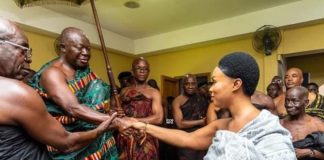 Former Rapper Lousika Formally Introduced To Otumfour As Queen Mother Of Manso Nkwanta
