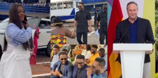 Video: Jackie Appiah, Majid Michel, Adjetey Annan And Other YOLO Actors Meet With The 2nd Gentleman Of USA