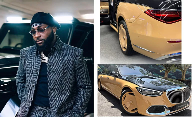 Davido flaunts his Virgil Abloh’s 2023 Mercedes-Maybach S680 worth ...