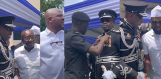 COP Nathan Kofi Boakye Hosts High-profile Party As He Retires From Ghana Police Service – Watch Videos