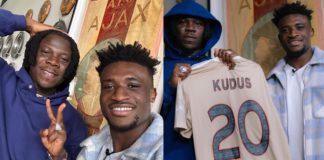 #5thDimensionAlbum: Ajax Shares Videos Of Stonebwoy And Kudus Mohammed’s Link-up In Amsterdam On Their Social Media Platforms