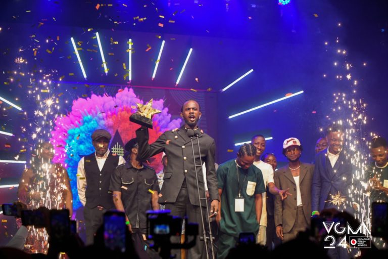 #VGMA24: Watch Video Of How The People Of Konongo Zongo Went Haywire After Black Sherif Was Announced As The 2023  ‘Artiste Of The Year’