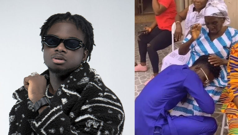 Kuami Eugene Cries And Announces Social Media Break Following The Death Of His Grandmother