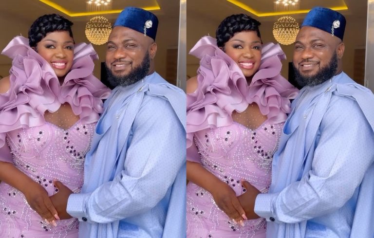 Shock As Tracey Boakye And Frank Finally Reveal The English Name Of Their Child At Their Plush Christening Ceremony