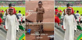 Yaw Dabo’s perfect lookalike storms the net (Video)