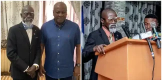 John Mahama pays Lilwin a surprise visit during a movie shoot (Photos)