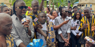 Stonebwoy’s Livingstone Foundation Commissions Four Boreholes For Communities In Shama