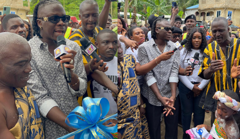 Stonebwoy’s Livingstone Foundation Commissions Four Boreholes For Communities In Shama