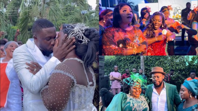 Video: Ghanaian Celebrities Show Love To Tima Kumkum And Her Husband At Their Wedding  Reception