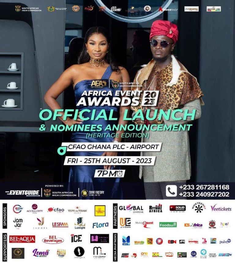Africa Event Awards 2023 Nominees To Be Unveiled On 25th August