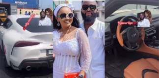 Mcbrown receives a Toyota Supra gift from her hubby as her birthday gift – Video