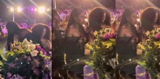 Moment Becca snubs Nadia Buari at an event