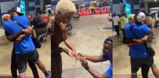 Archipalago Goes On His Knees As He Proposes To His Ghana-based Girlfriend – Watch Video