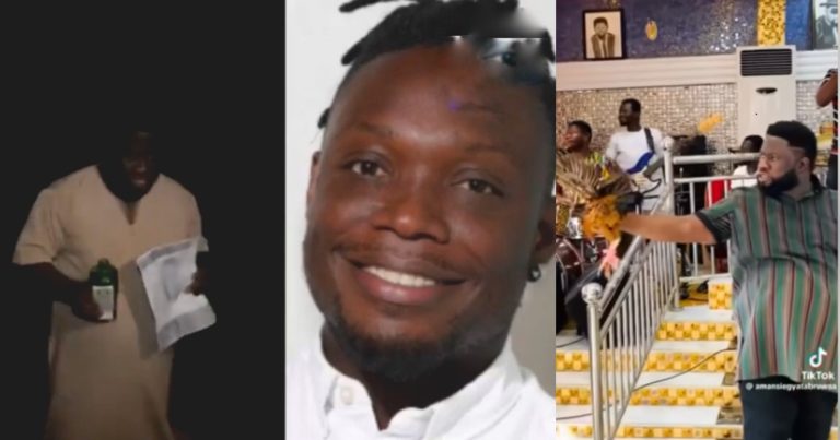 Another One! Prophet Azuka K!lls Fowl And Performs Another Ritual As He Supposedly Buries The Destiny Of Kofi Pages – Watch Video