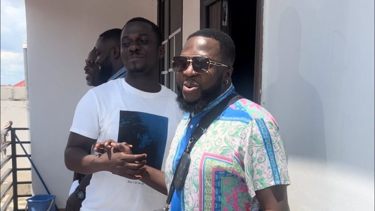 Guru shows off the plenty apartments he has built in Kumasi