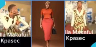 Fella Makafui shares old video of herself modeling in school