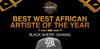 Black Sherif Wins ‘West African Artiste Of The Year’ At Headies Awards 2023