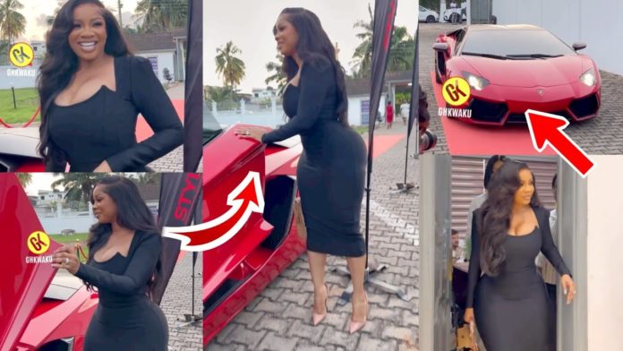 Serwaa Amihere in Lambo