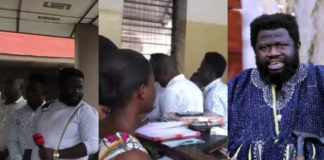 Prophet Azuka Goes On His Knees To Apologize As Family of Kofi Pages Drags Him Before Asantehemaa For Cursing – Watch Video