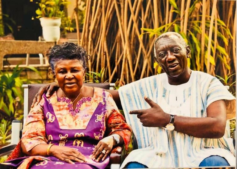 Former-President Agyekum Kuffour finally speaks on wife’s death