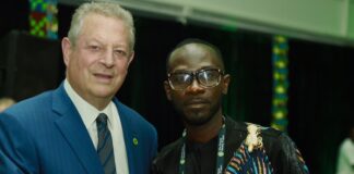 Okyeame Kwame Meets Former USA Vice President Al Gore And Applauds Him For His Vegan Campaign And Climate Advocacy