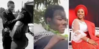 VIDEO: Kofi Adoma Finally Shows The Face Of His wife To The World As She Is Enstooled As Benkumhene of Gomoa Amanful