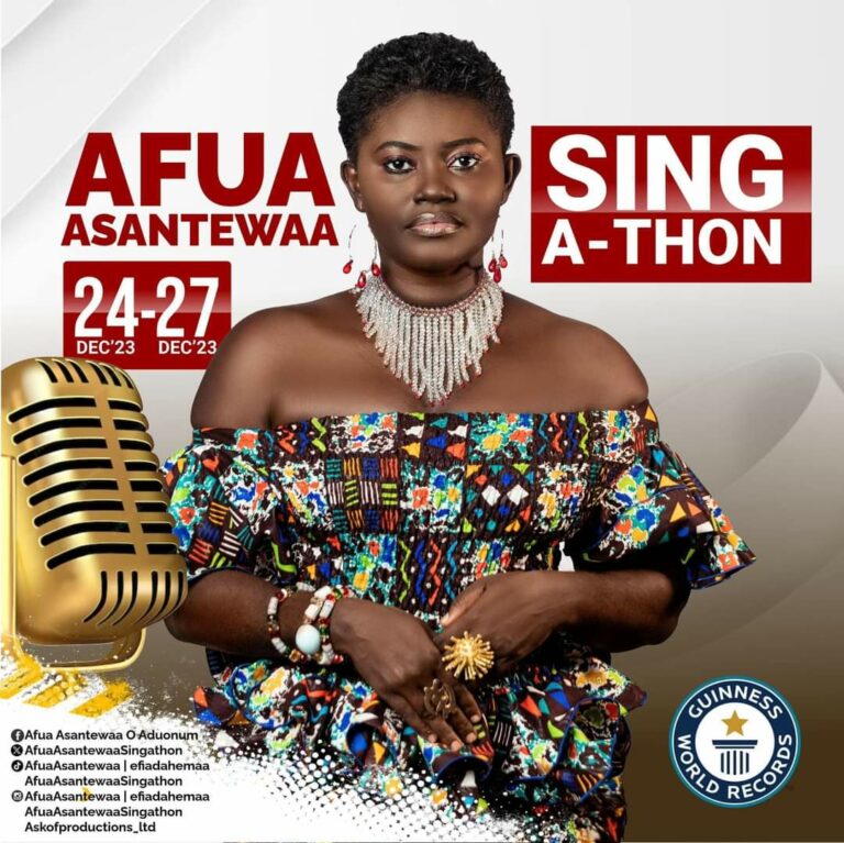 Video: Afua Asantewaa Aduonum Pleads With ECG Not To Take Away Power During Her Singathon