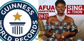 Guinness World Records Finally Announces Verdict On Afua Asantewaa Aduonum’s Sing-a-thon Attempt