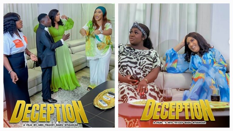 Tracey Boakye Invests More Cash In Her Upcoming Movie ‘Deception’; Featuring Kalsoume Sinare, Juliet Ibrahim, Brother Sammy And Her Husband