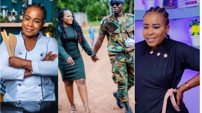 Beautiful photos of Chef Faila Abdul-Razak and her soldier husband supporting her cook-a-thon warms hearts