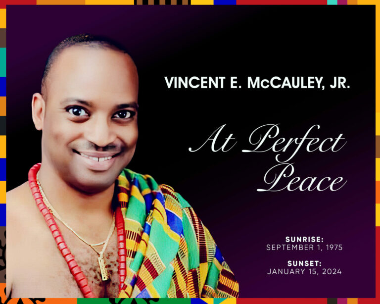 Family Of Actor Vincent E. McCauley Finally Confirms His Death And Reveal The Sad Cause Of His Passing