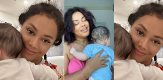 Nadia Buari flaunts her adorable 5th child on the internet and he’s a boy