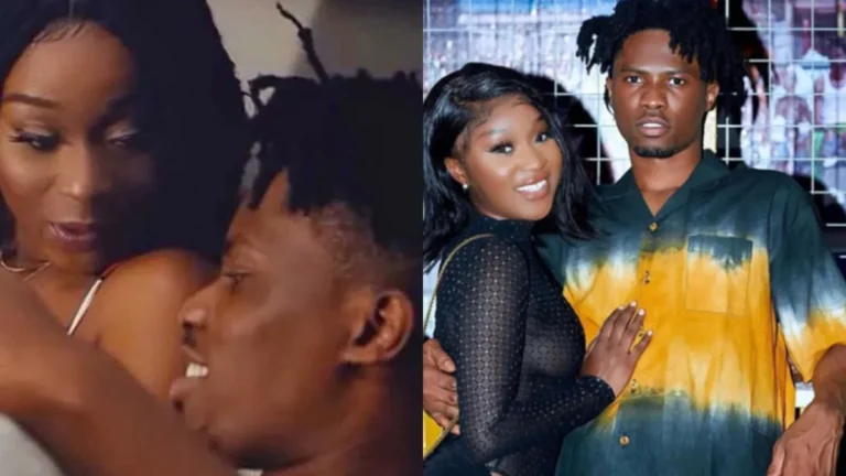 Efia Odo reacts as Kwesi Arthur refuses to openly talk about their alleged affair