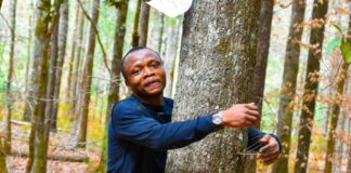 Ghanaian Activist Sets Guinness World Record By Hugging 1,123 Trees