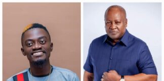 Ex-President John Mahama Buys 200 Tickets Of Lilwin’s ‘A Country Called Ghana’ Movie; Dashes Him A School Bus Worth GHS 300,000