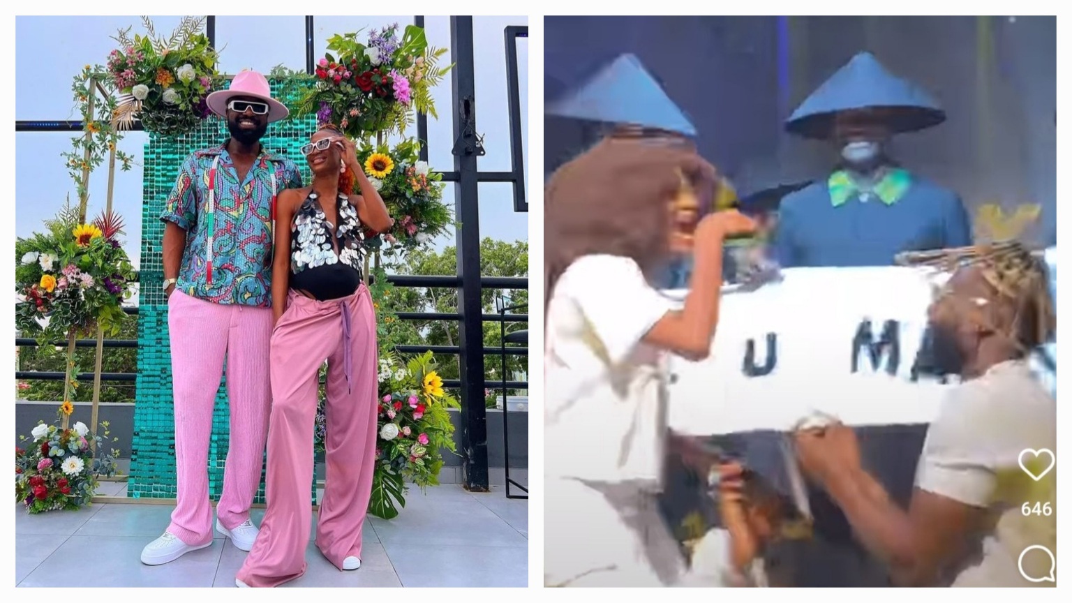 Elikem Kumordzi Proposes To His Girlfriend At The Emy Africa Fashion Showcase (Video)