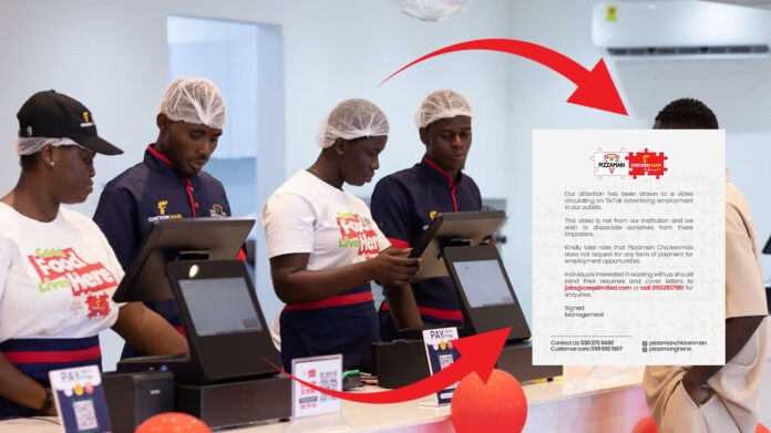 Pizzaman Chickenman Employment Scam 2