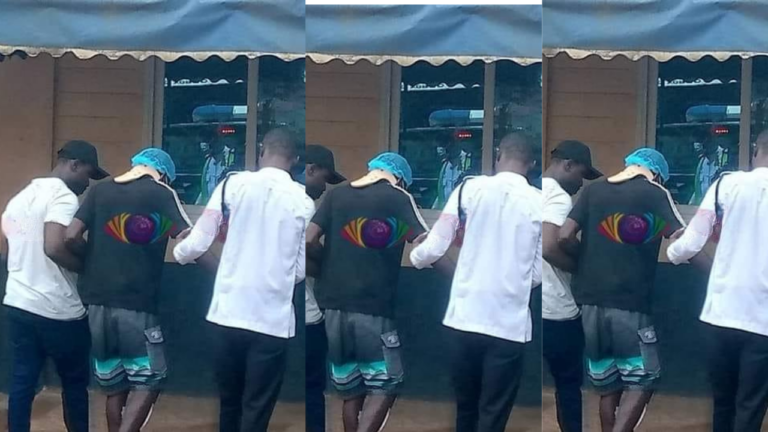 Sad trending video shows how Lilwin was arrested at the hospital