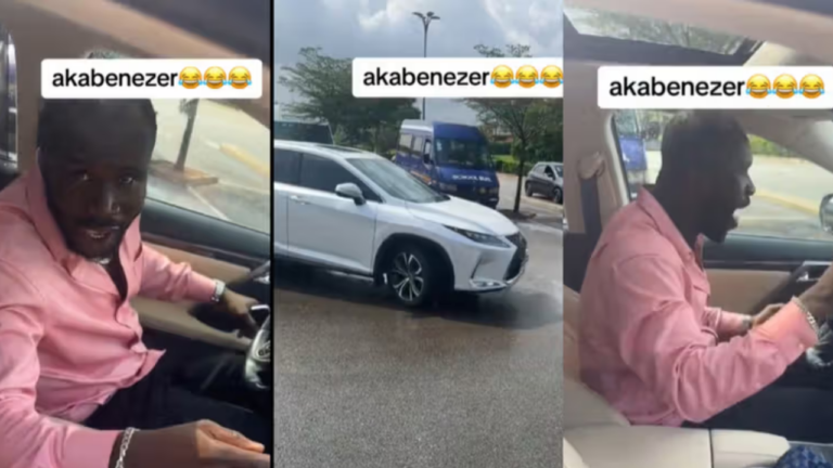 Trending video of Dr Likee cruising inside a brand new Lexus RX350 warms hearts