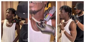 Video: King Paluta Shows Off His Expensive Diamond Necklace