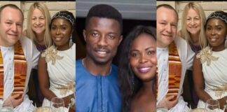 Kwaku Manu’s ex-wife remarries obroni (Video)