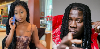 Efia Odo and Stonebwoy finally makes peace
