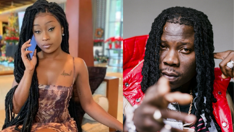 Efia Odo and Stonebwoy finally makes peace