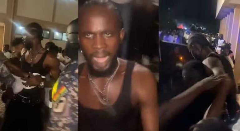 Watch how Black Sherif stopped his performance at UMAT after fans experienced an electric shock