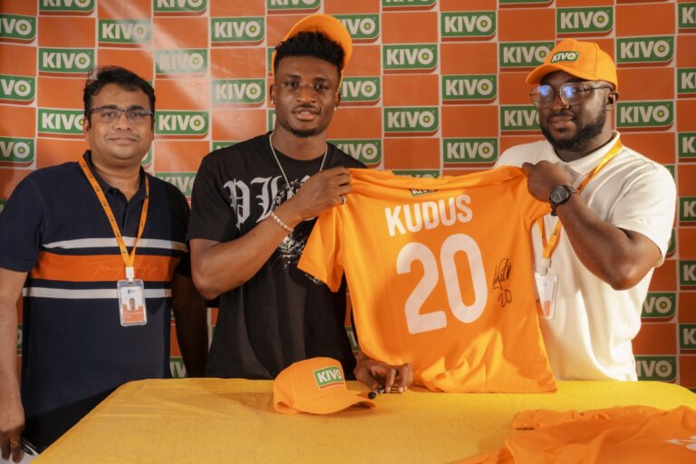 Procus Ghana Limited (Kivo) Signs Star Footballer Mohammed Kudus As Brand Ambassador