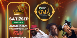 Ghana Music Awards Europe 2024: King Paluta And Other Top Ghanaian Artists Set To Thrill Fans In Amsterdam